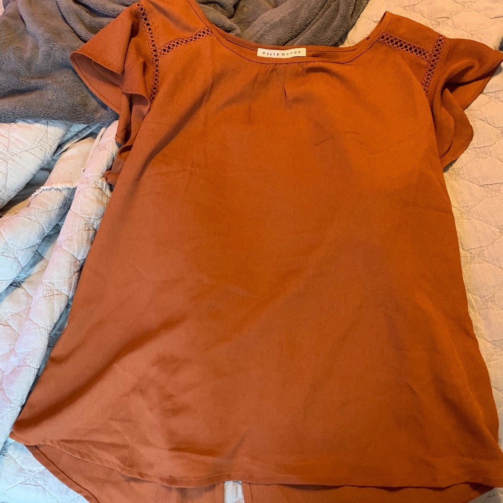 Brown Blouse